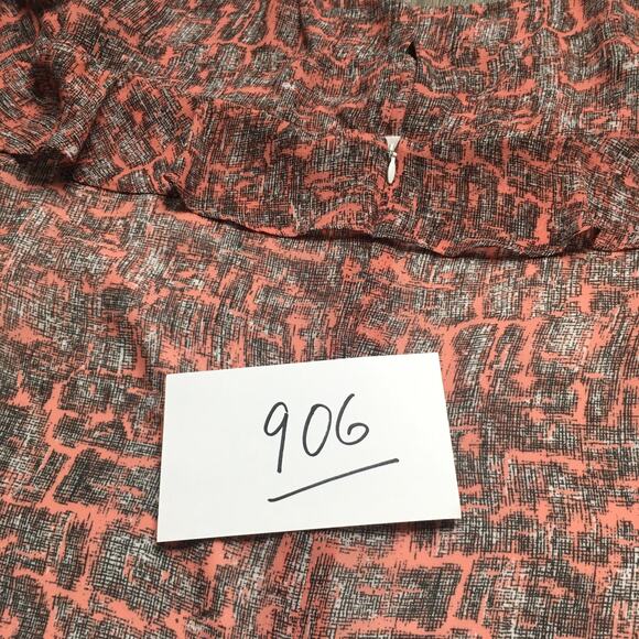 Reiss Womens Floral Above The Knee Ruffle Short Sleeve Mini Dress Lined US 8 - Picture 7 of 7